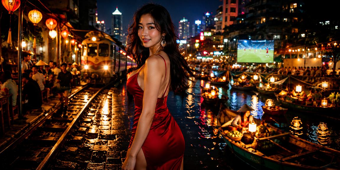 Cảnh đặt cược sôi động tại chợ đêm Hà Nội
