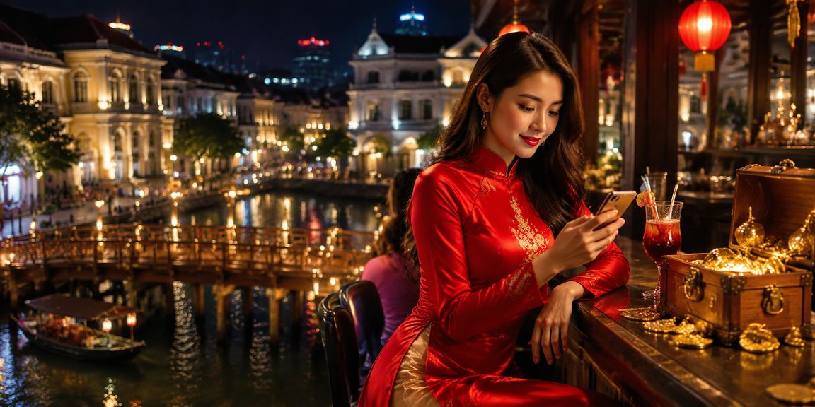 Người dùng TP. Hồ Chí Minh mặc áo dài chơi baccarat trực tuyến