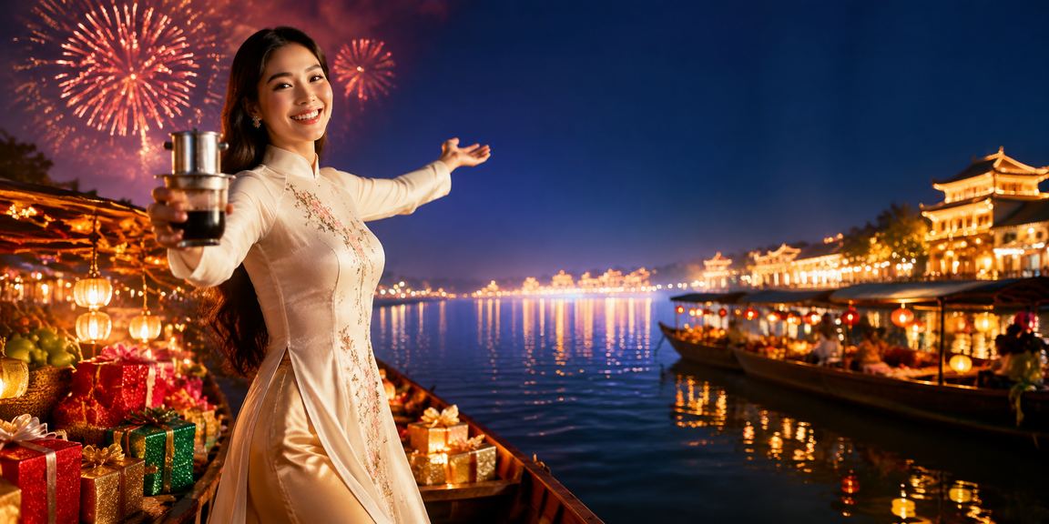 Người dùng Huế ngồi thư giãn tại quán cà phê và truy cập trang cá cược casino trên điện thoại