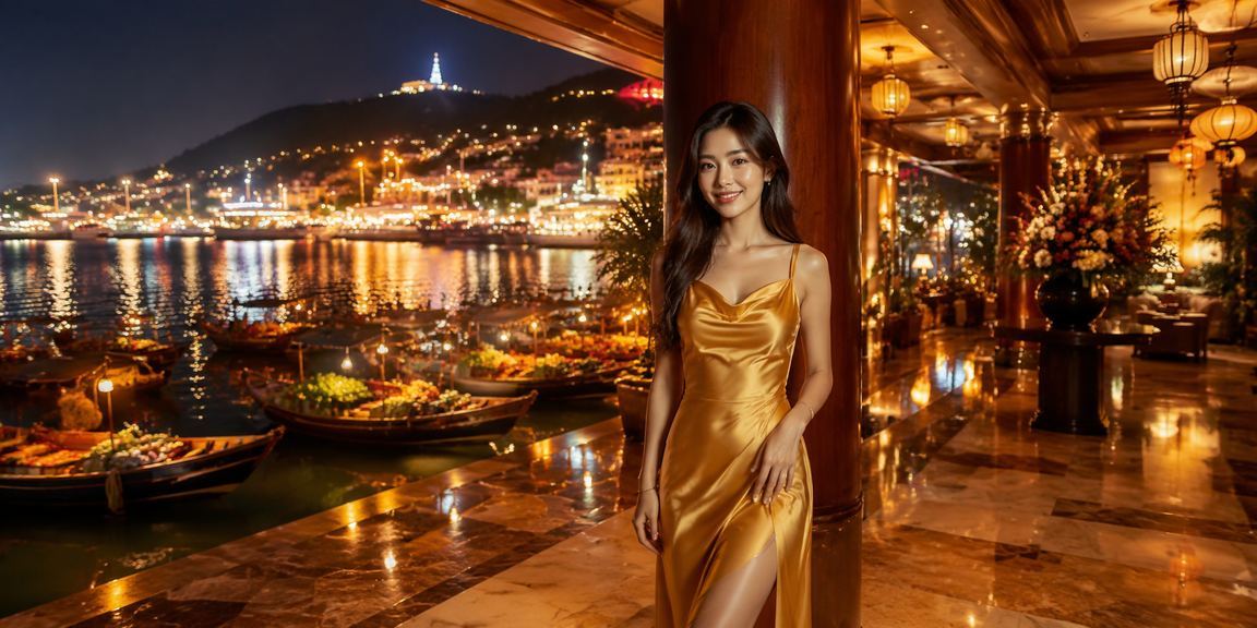 Không khí cá cược và chợ đêm tại Vũng Tàu bên ngoài sòng casino