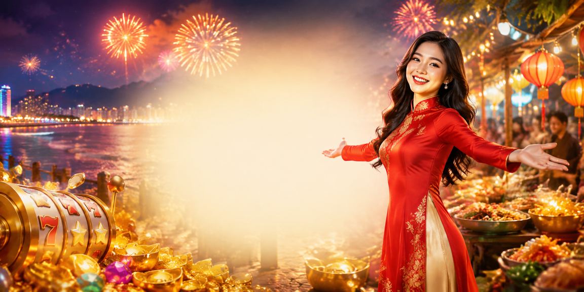 Người chơi tại Vũng Tàu mặc áo dài tham gia slot game trên điện thoại